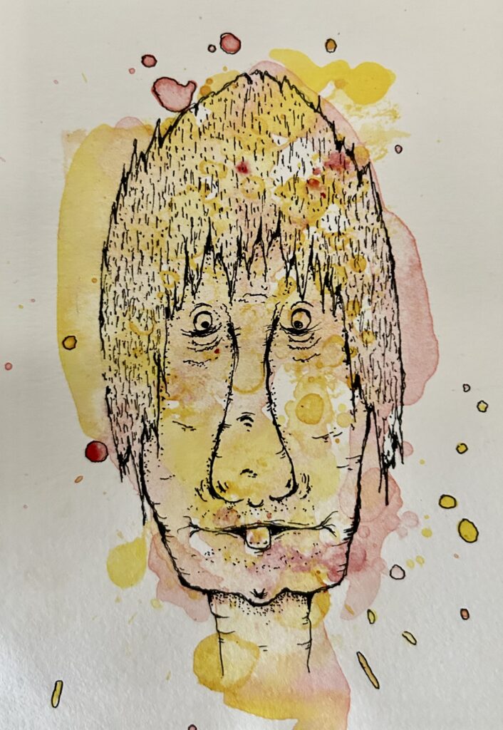 portrait personnage au grand nez